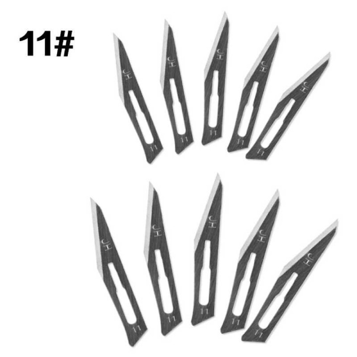 Recambio Punta De Cuchillo N’11 10 Unidades