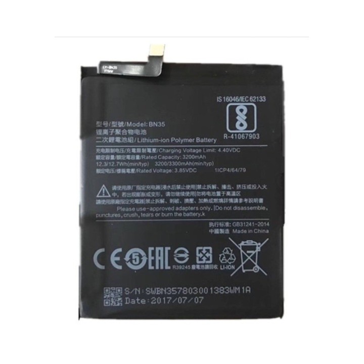 Bateria BN35 Para XIAOMI REDMI 5