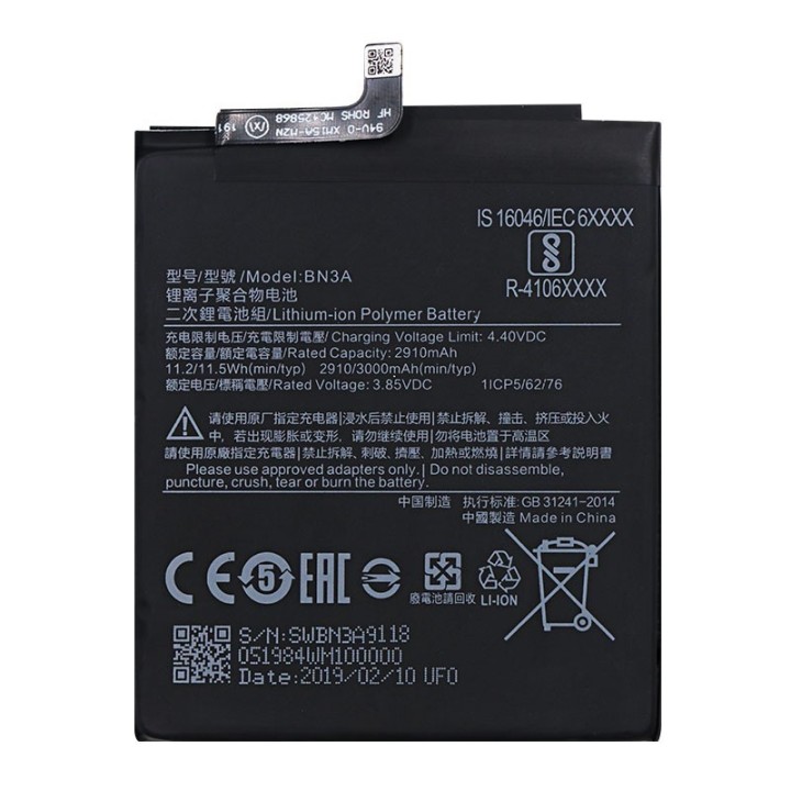 Bateria BN3A Para XIAOMI REDMI Go