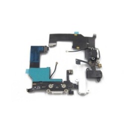 Cable Flex Con Conector De Carga / Conector Jack De 3.5 / Micrófono Para IPhone 5G