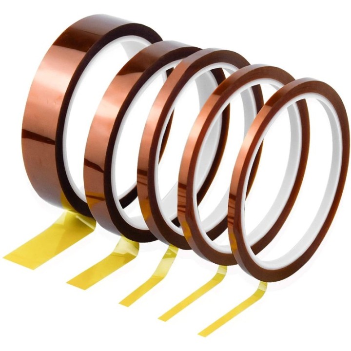 Cinta Adhesiva Kapton Resistente al Calor 1.2cm