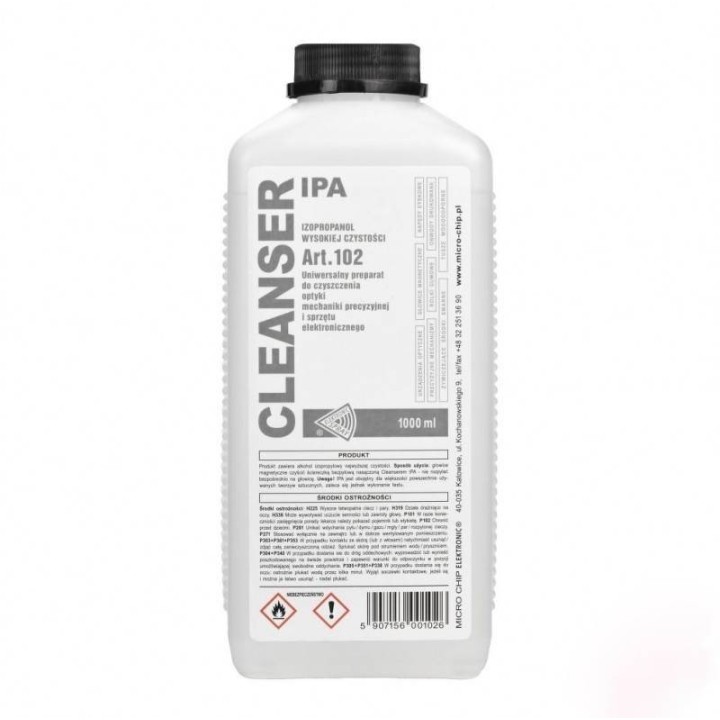 LÍQUIDO ISOPROPANOL CLEANSER IPA 1L, Para Limpieza De Componentes Electronicos