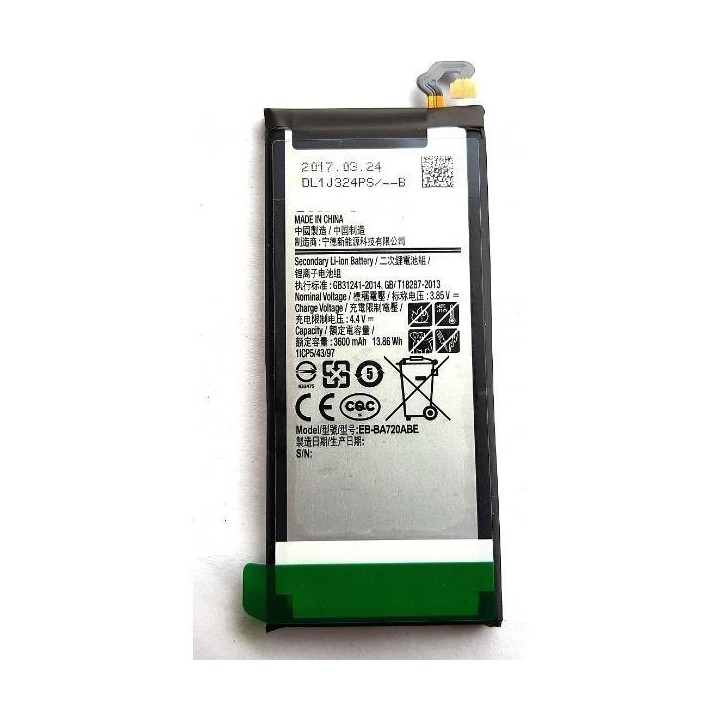 Bateria EB-BA720ABE para Samsung A7 2017 A720F, J7 2017 J730