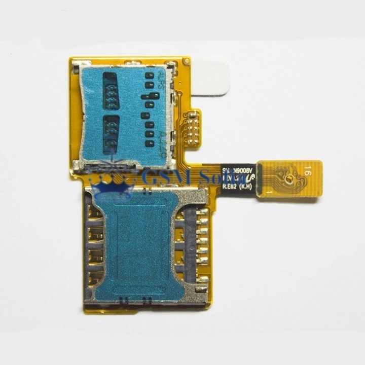 Lector de sim y micro SD para Samsung Galaxy note 3/n9008v