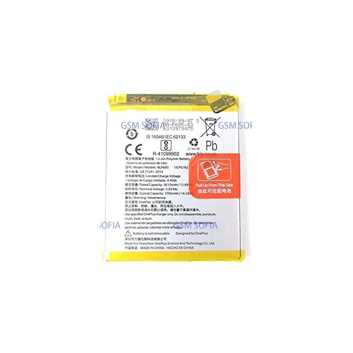 Bateria BLP685 Para One Plus 6t / 1+6t/ 1+7