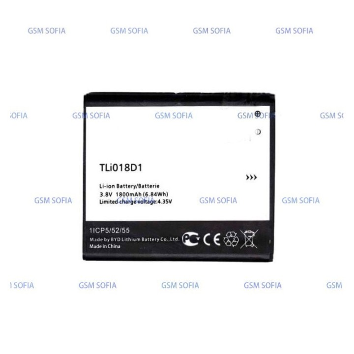 Batería Tli018D1 Alcatel One Touch Pop D5 5038D / Dual 5038X / 5015D