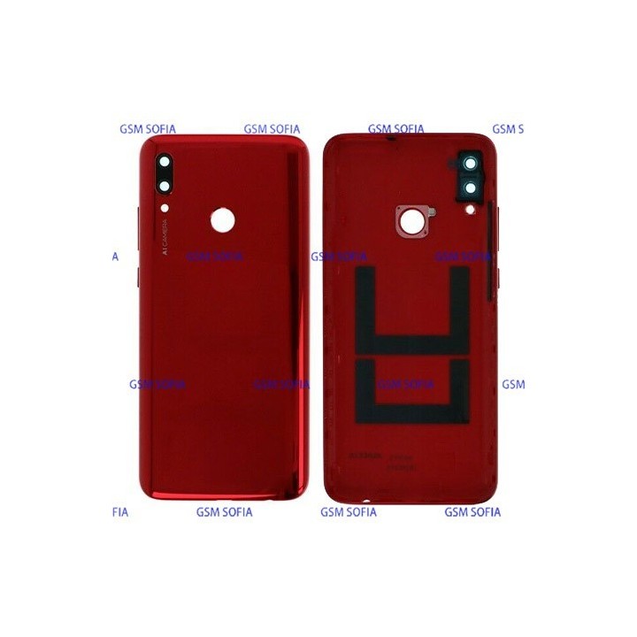 Tapa Trasera Con Lente Para Huawei P Smart 2019 - ROJO