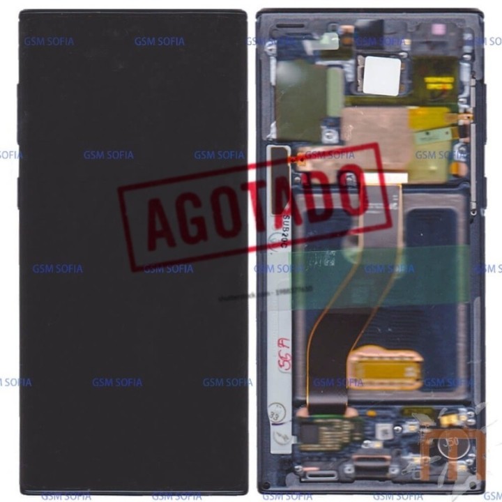 pantalla completa original reparado con marco para samsung Galaxy note 10 / N970