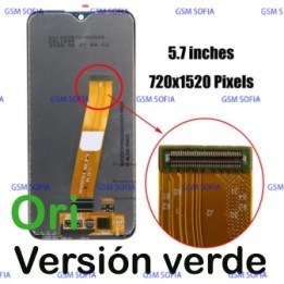 Pantalla Completa Ori Sin Marco Para Samsung Galaxy A01 / A015 2020 version verde