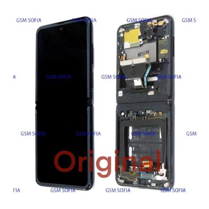 Pantalla completa Original con marco para Samsung Galaxy Z Flip 5G F707