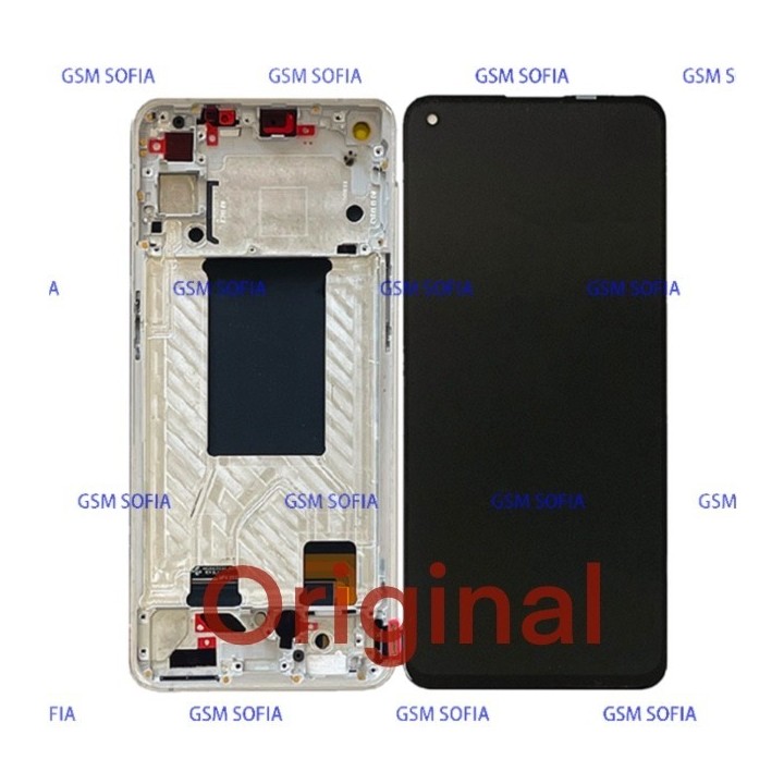 Pantalla completa original con marco para Reno 6 5g