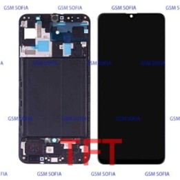 Pantalla completa Compatible TFT Con Marco Para Samsung Galaxy A50 / A505