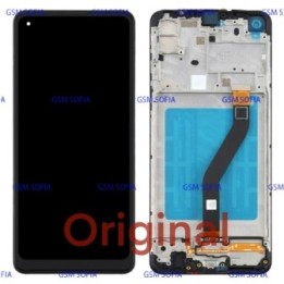 Pantalla completa original con marco para Samsung Galaxy A21 / A215