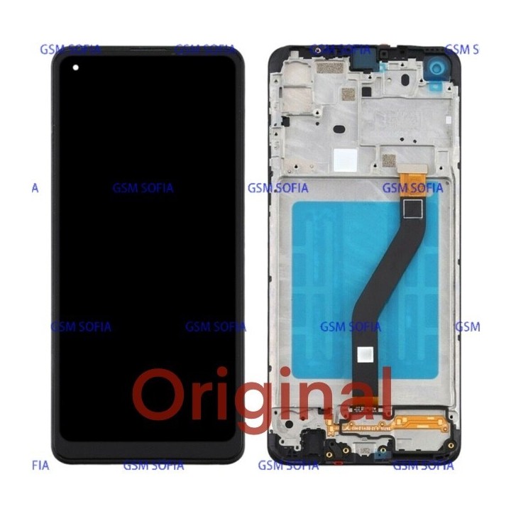 Pantalla completa original con marco para Samsung Galaxy A21 / A215