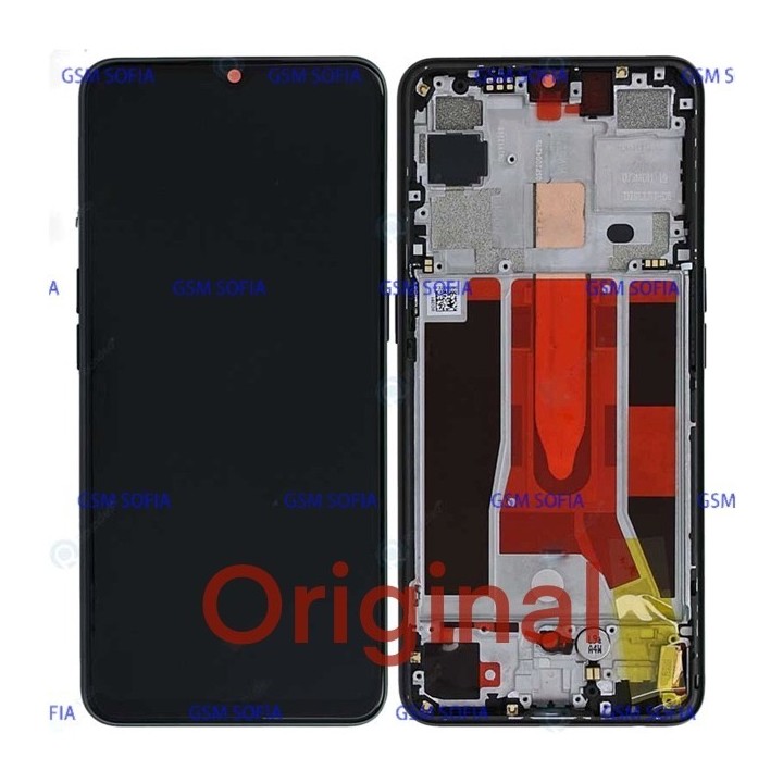 Pantalla completa original con marco para oppo find x2 lite