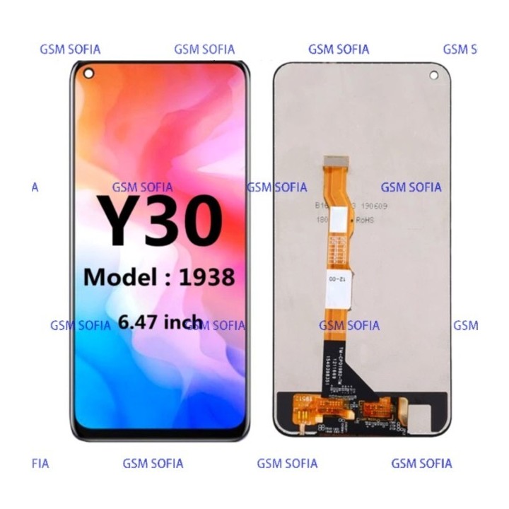 Pantalla completa ori sin marco para Vivo Y30 / Vivo Y70S / Vivo Y51S / Vivo Y50