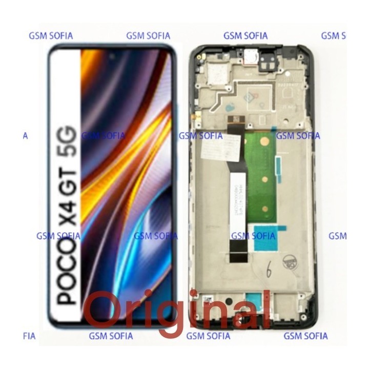 Pantalla completa original con marco para Pocophone X4 GT