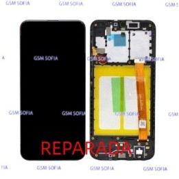 Pantalla Completa reparado Con Marco Para Samsung Galaxy A20e / A202