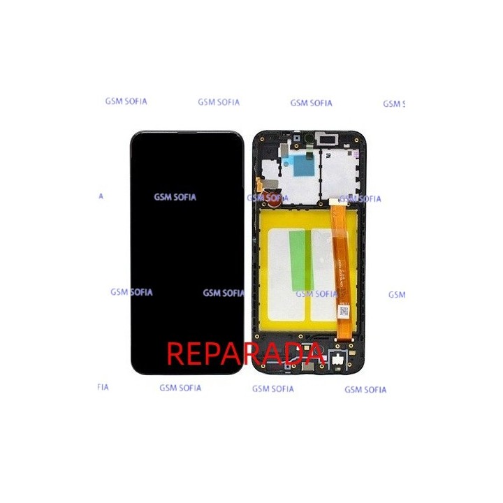 Pantalla Completa reparado Con Marco Para Samsung Galaxy A20e / A202