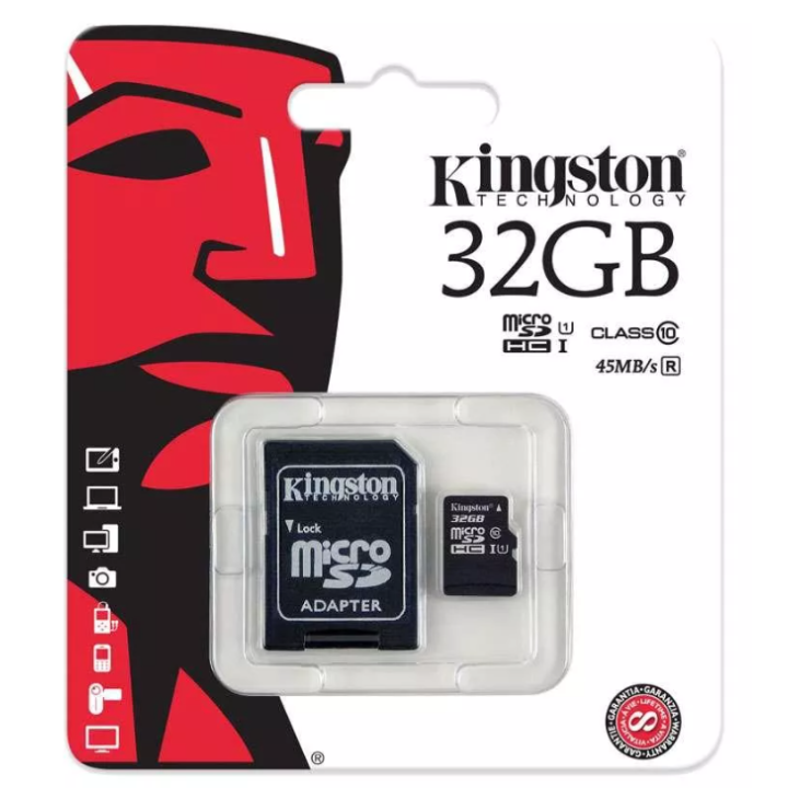 Tarjeta de memoria MicroSD 32 GB Kingston Clase 10
