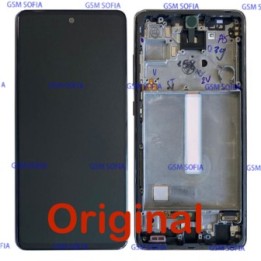 Pantalla Completa Ori Con Marco Para Samsung Galaxy A52 / A525 - Negro