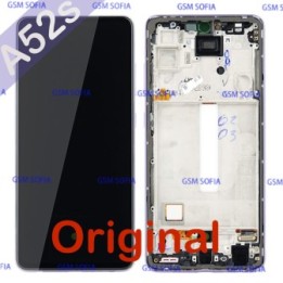 Pantalla completa original con marco para Samsung Galaxy A52S 5G / A528 - Violeta