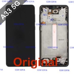 Pantalla Completa LCD Y Táctil Original Con Marco para Samsung Galaxy A33 5G A336B - Negro