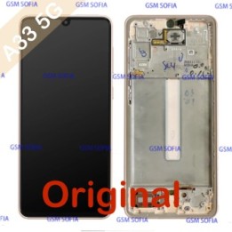 Pantalla Completa LCD Y Táctil Original Con Marco para Samsung Galaxy A33 5G A336B - Oro