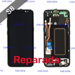 Pantalla ori completa reparado con marco para Samsung Galaxy s8 / G950 - Negro