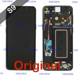 Pantalla Completa Original con marco Para Samsung Galaxy S9 / G960F - Negro