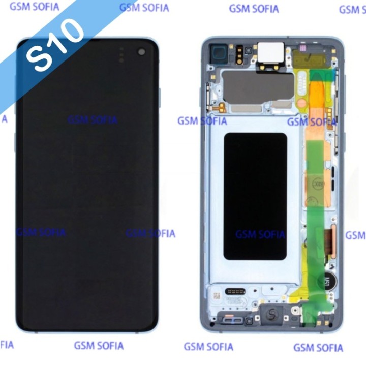 Pantalla Completa Con Marco Original Para Samsung Galaxy S10 / G973 - Azul