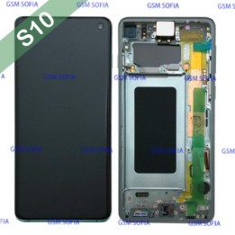 Pantalla Completa Con Marco Original Para Samsung Galaxy S10 / G973 - Verde