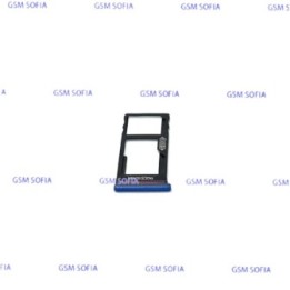 Bandeja sim para Motolora One Vision / Moto One vision - Azul