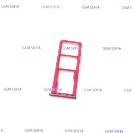 Bandeja sim  para samsung galaxy M10 / M105 - Rojo