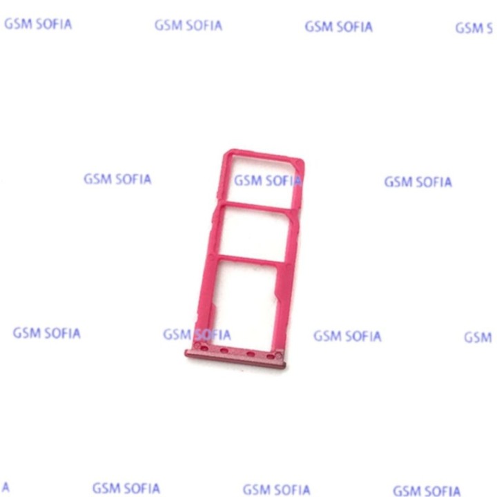 Bandeja sim  para samsung galaxy M10 / M105 - Rojo