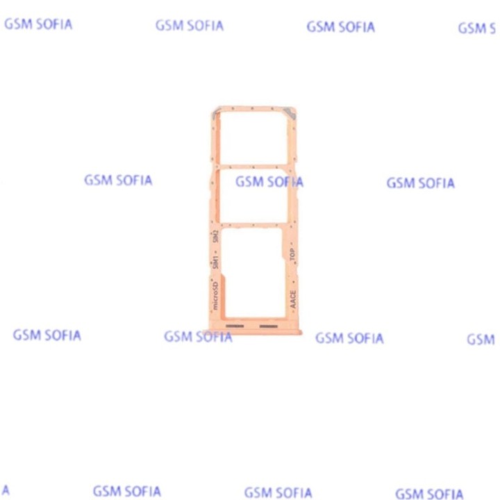Bandeja sim  para samsung galaxy M13 4G / M135 - Naranja