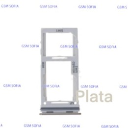 Bandeja sim Para Samsung Galaxy M52 5G / M526 - Plata