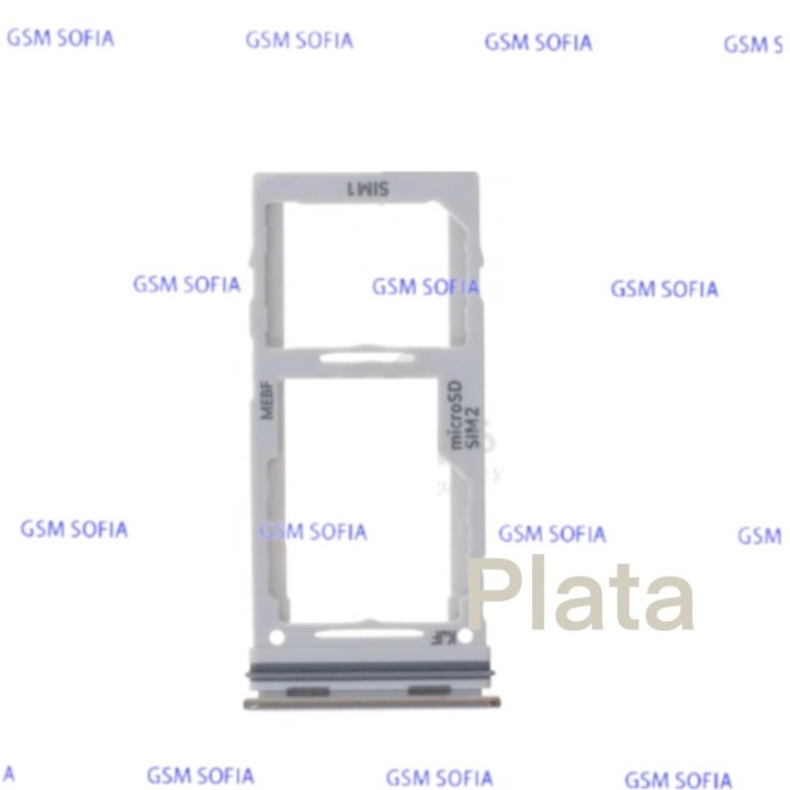 Bandeja sim Para Samsung Galaxy M52 5G / M526 - Plata