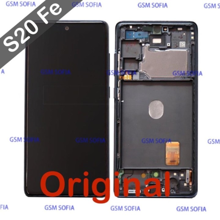 Pantalla completa original Para Samsung Galaxy S20 FE 4G/ S20 FE 5G - Negro