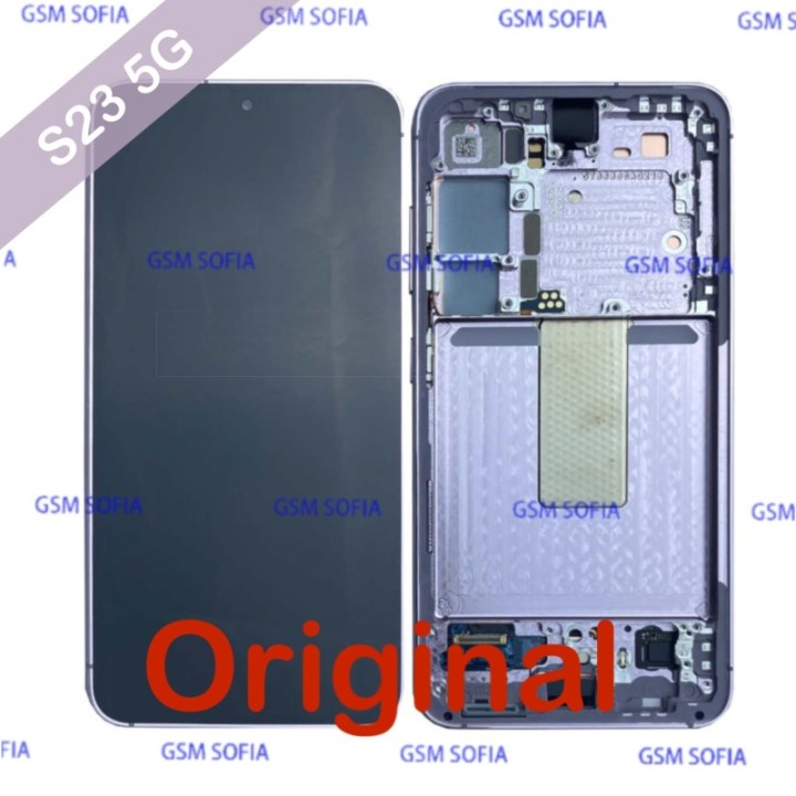 Pantalla completa original Para Samsung Galaxy S23 5G / S911 - Lila
