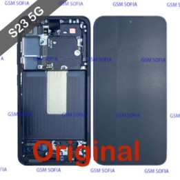 Pantalla completa original Para Samsung Galaxy S23 5G / S911 - Negro