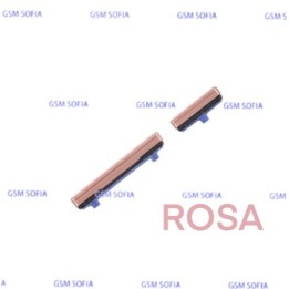 Boton / Pulsador power + volumen Para  Samsung Galaxy Note 20 Ultra / N989B  - Rosa