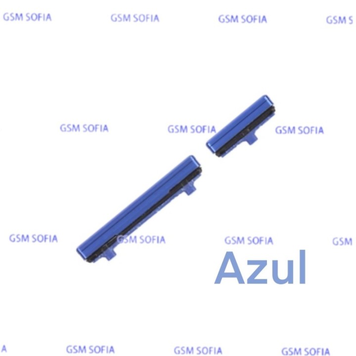 Boton / Pulsador power + volumen Para Samsung Galaxy Note 20 / N981B - Azul