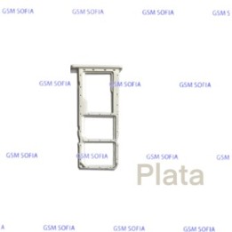 Bandeja sim Para Samsung Galaxy M11 / M115 - Plata