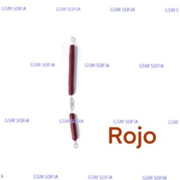 Boton / Pulsador power + volumen  Para Samsung Galaxy M11 / M115 - Rojo