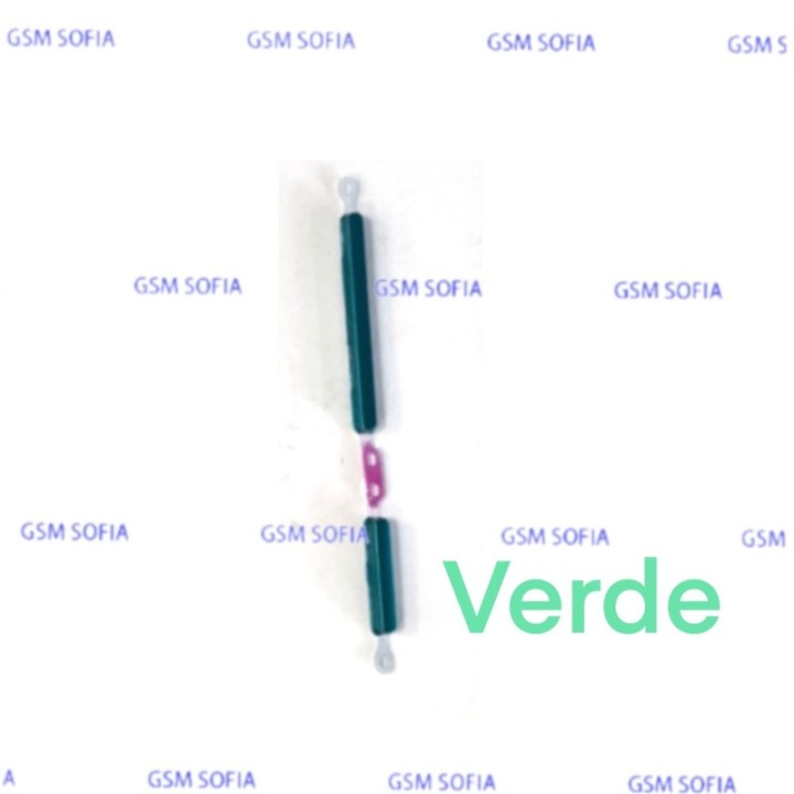 Boton / Pulsador power + volumen  Para Samsung Galaxy M11 / M115 - Verde