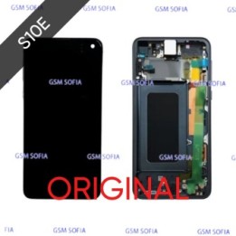 Pantalla Completa Con Marco Original Para Samsung Galaxy S10e - NEGRO