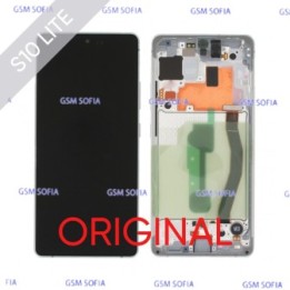 Pantalla Completa Original Con Marco Para Samsung Galaxy S10 LITE / G770 - Plata