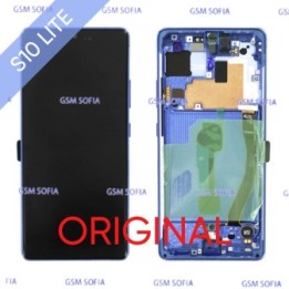 Pantalla Completa Original Con Marco Para Samsung Galaxy S10 LITE / G770 - Azul