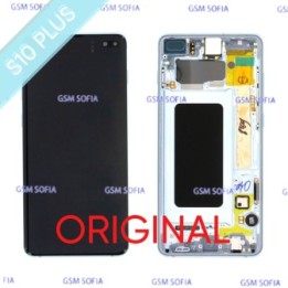 Pantalla Completa Con Marco Original Para Samsung Galaxy S10 Plus - Azul